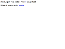 Tablet Screenshot of logoforum-online.de